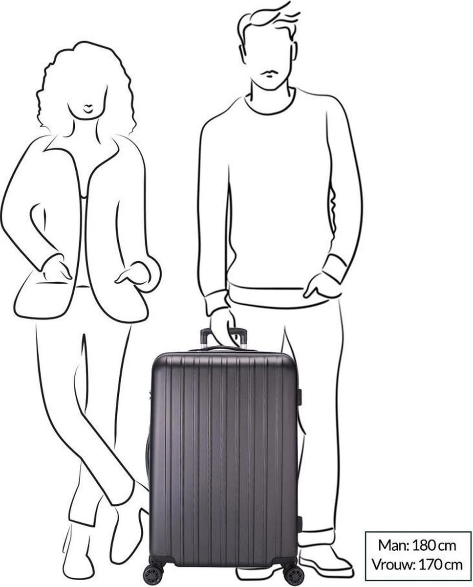 Decent Tranporto-One Grote koffer - 76 cm - TSA slot - Anthracite Decent Tranporto-One Grote Koffer - 76 Cm - TSA Slot - Anthracite -Optimaal Reisopslag Winkel 968x1200 2