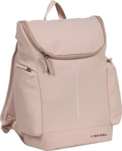 New Rebels® William - Rugtas - Roze - Waterafstotend - 15.6151413121087 - 28x15x43cm - Rugzak / Backpack