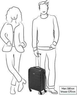 Princess Traveller Grenada - Reiskoffer - 56 Cm - Rood -Optimaal Reisopslag Winkel 971x1200 1