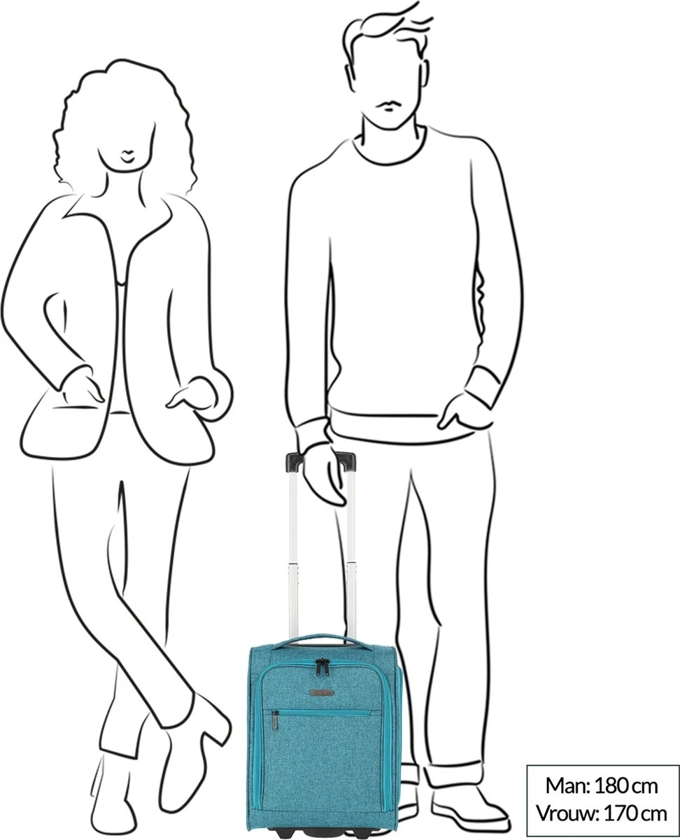 Travelite Handbagage zachte koffer / Trolley / Reiskoffer - Cabin - 43 cm - Blauw Travelite Handbagage Zachte Koffer / Trolley / Reiskoffer - Cabin - 43 Cm - Blauw -Optimaal Reisopslag Winkel 972x1200 1