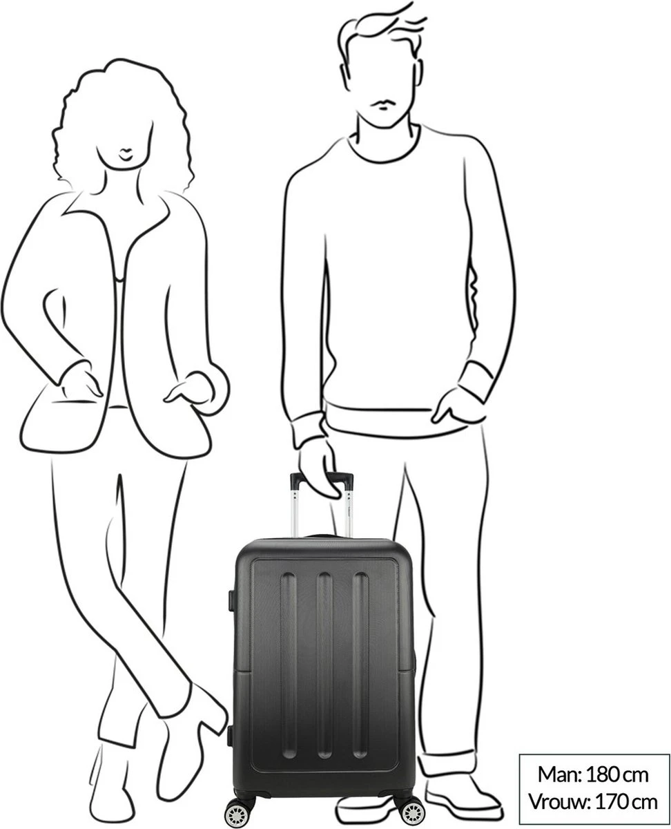 Decent Neon-Fix 2.0 Medium Koffer 66 cm - 65 Liter - Blauw Decent Neon-Fix 2.0 Medium Koffer 66 Cm - 65 Liter - Blauw -Optimaal Reisopslag Winkel 972x1200 3