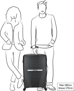 Decent CROSS-ONE PP Trolley 76 Cm - 94 Liter - TSA Slot - Pink -Optimaal Reisopslag Winkel 972x1200 8