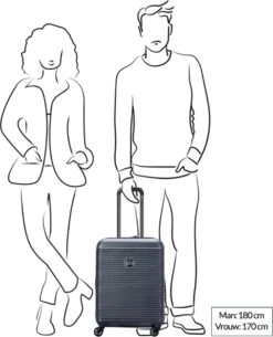 Delsey Handbagage Harde Koffer / Trolley / Reiskoffer - Freestyle - 55 Cm - Grijs 9 Delsey Handbagage Harde Koffer / Trolley / Reiskoffer - Freestyle - 55 Cm - Grijs -Optimaal Reisopslag Winkel 973x1200 3