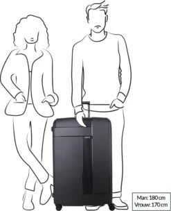 Decent Transit Reiskoffer 82 Cm - Zwart -Optimaal Reisopslag Winkel 975x1200 4