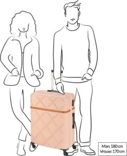 Princess Traveller Whistler - Reiskoffer - Off White - Large - 76cm -Optimaal Reisopslag Winkel 976x1200