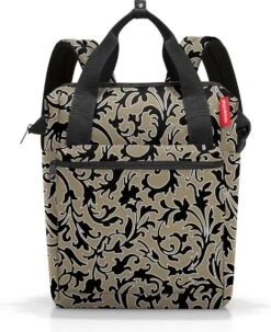 Reisenthel Allrounder R Schouder/ Rugtas - 12L - Baroque Marble Zwart -Optimaal Reisopslag Winkel 978x1200 12