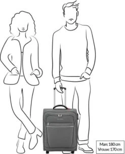 Travelite Cabin 2 Wheel Trolley Bordeaux -Optimaal Reisopslag Winkel 978x1200 4