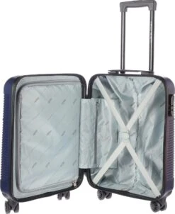 Enrico Benetti Louisville 39040 Handbagage Koffer Hardcase ABS - Donkerblauw -Optimaal Reisopslag Winkel 983x1200
