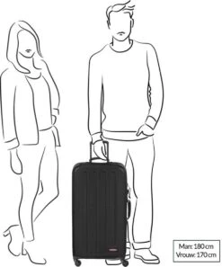 Eastpak TRANZSHELL L Reiskoffer (77 X 43 X 26.5 Cm) - Black -Optimaal Reisopslag Winkel 998x1200 3